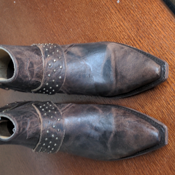 New Roper Handmade in Mexico Ankle Boots Western 9 - Picture 3 of 11